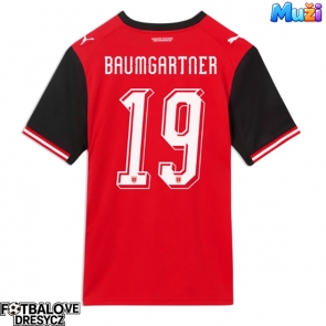 Rakousko Christoph Baumgartner #19 Domácí Dres MS 2026 Krátký Rukáv